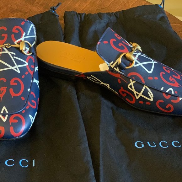 Gucci Princetown ghost graffiti W8 / M6.5 / 250mm - Picture 7 of 13